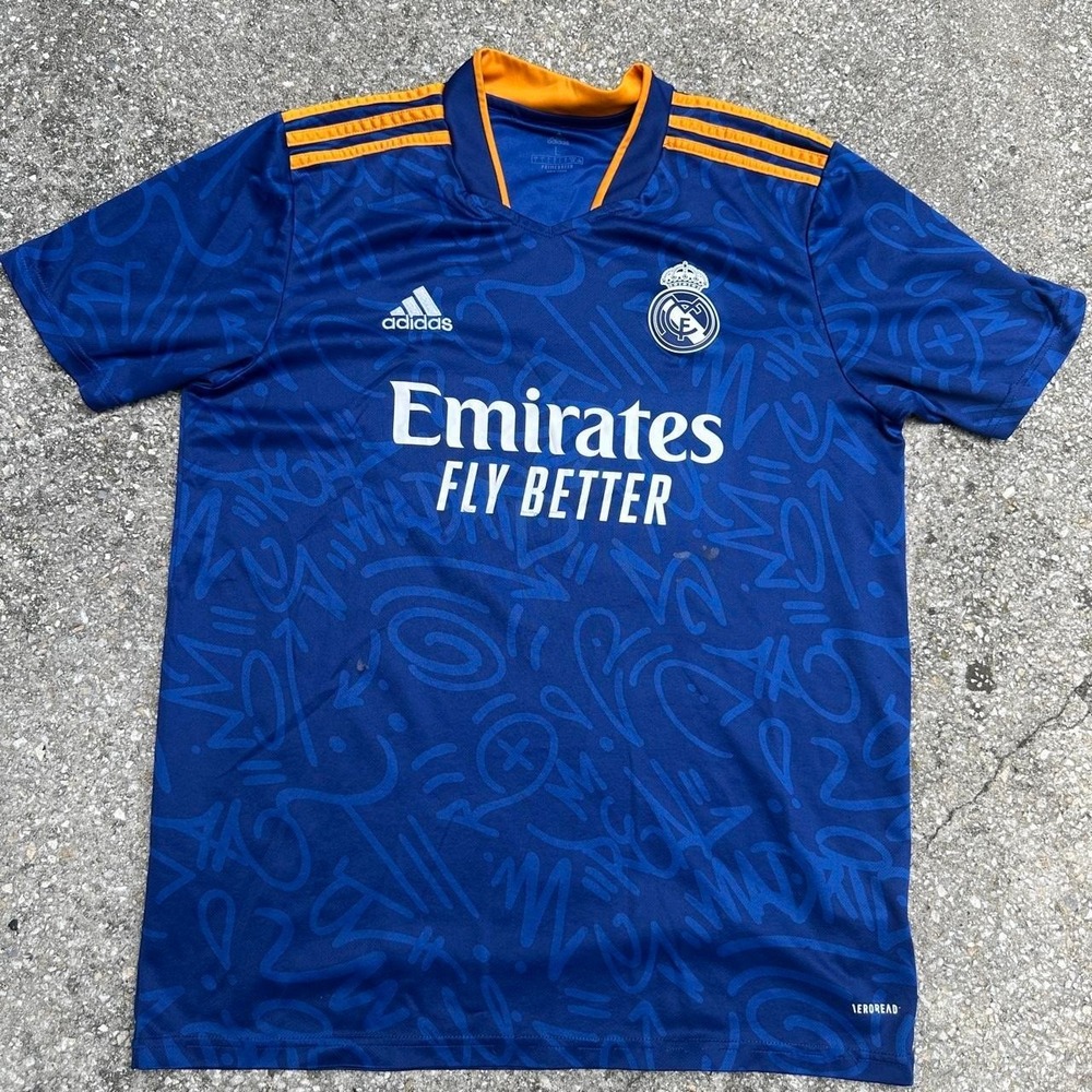 adidas Men's Real Madrid 21/22 Away Jersey Size Large